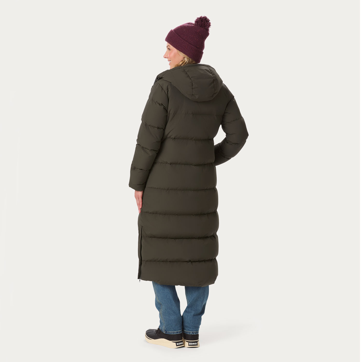 Women's Ruffer Puffer Arctic Down Extra-Long Coat