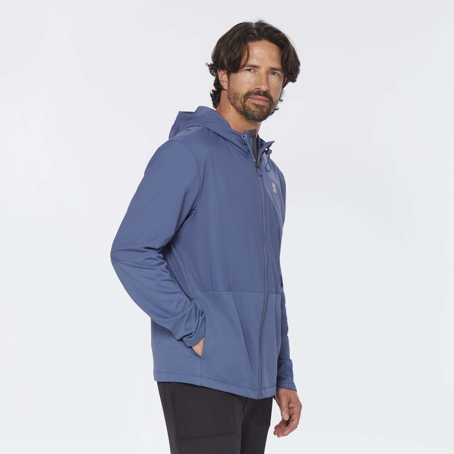Men's AKHG Crosslayer Full Zip Hoodie